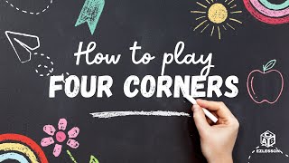 How to play Four corners  ESL Games amp Activities [upl. by Tirrag859]