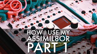 How I use My Rossum ElectroMusic Assimil8or Part 1  Changing Presets Pitch Level and Samples [upl. by Julieta]