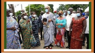 Côte dIvoire Didier Drogba baptisé Nanan Kwa Dani à Bouaké [upl. by Assirroc]