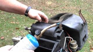 1989 Mustang Evaporator Removal [upl. by Dnomsaj]