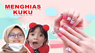 AJAK LEIKA NAIL ART BARENG TOMPEL [upl. by Sana540]