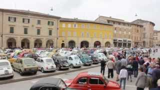 Raduno FIAT 500 San Severino Marche 2013 [upl. by Halyhs]