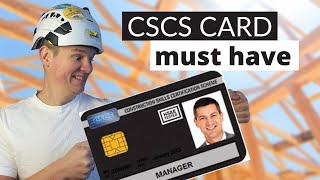 CSCS CARD a MUST HOW TO GET YOUR CSCS CARD [upl. by Lisle]