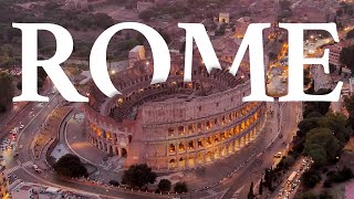 Drone Rome  Aerial footage of the eternal city [upl. by Nelehyram]