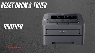 How to reset Drum on Brother HL 2270DW Printer HL 2220 HL 2230 HL 2240 HL 2250 [upl. by Simaj196]