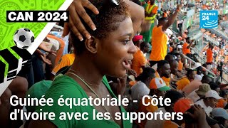 CAN 2024  le match Côte dIvoire  Guinée équatoriale vécu par les supporters • FRANCE 24 [upl. by Kaleena]