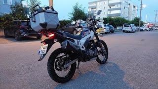 Xpulse 200 4vDji Action 4Redmoon Rally Çanakkale Dardanos Sadece motor ve şehir sesi [upl. by Ariec]