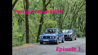 Perigord tour 2024  roadtrip en golf 1 cabriolet  episode 1 [upl. by Etnauj460]