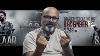 Salaar Trailer Official Release Time Salaar Trailer Official Dureation [upl. by Llerrah]