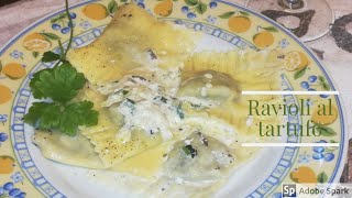 Ravioli al tartufo  LericettediMya [upl. by Ssilem]