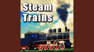 Steam Train Braking to a Stop with Heavy Brake Squeal [upl. by Estele52]