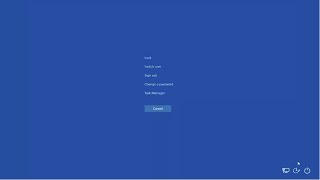 Stuck on CTRLAltDel Screen In Windows 10 FIX Tutorial [upl. by Schmidt233]