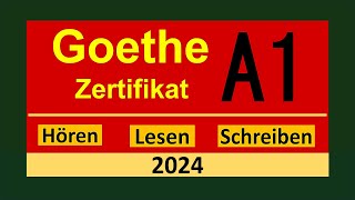 Start Deutsch A1 Hören Lesen und Schreiben modelltest 2024 mit Lösung am Ende  Vid  205 [upl. by Atcele]