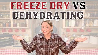 Freeze Drying vs Dehydrating How are they Different [upl. by Locklin]