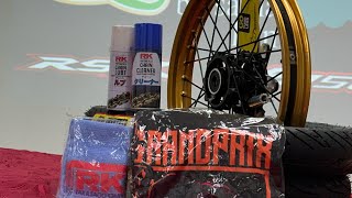 Bartubeless x Takasago Excel Asia rsx rs150 ramadan package with aspira premio tyre and free gift [upl. by Ylim550]