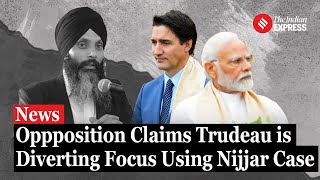 Canadian Opposition Leader Accuses Trudeau of Using Nijjar’s Murder to Distract from Controversies [upl. by Ytram]