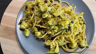 Pasta con i broccoli “ARRIMINATI”  Antica ricetta della tradizione palermitana 🥦 [upl. by Abram931]