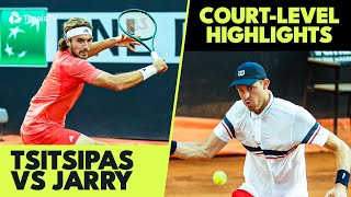 Stefanos Tsitsipas vs Nicolas Jarry CourtLevel Highlights  Rome 2024 [upl. by Bobine]