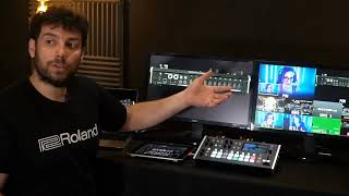 Roland V8HD  mélangeur vidéo 8 entrées HDMI  FRANÇAIS [upl. by Saint]