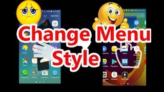 How to change Menu style of samsung Galaxy j2 pro Or Other Phone [upl. by Aleinad255]