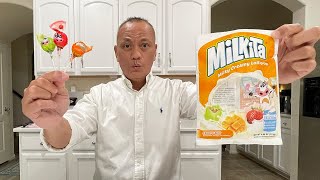 👂 ASMR MILKITA MILKY CREAMY LOLLIPOPS CANDY 3 FLAVORS AND EATING SOUNDS 👂 FULL VIDEO 👂asmr [upl. by Les896]