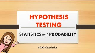 Hypothesis Testing amp Twotailed and Onetailed Test tagalog and basic [upl. by Abebi]