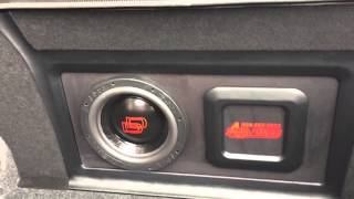 Custom trunk build 2014 Dodge Challenger stereo system [upl. by Arlette]