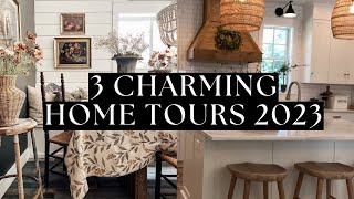 3 Charming Antique Farmhouse Style Tours  Home Tours With Music Only [upl. by Chara]