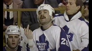 Bob Cole Borje Salming 1986 Toronto Maple Leafs Game 3 Norris Division SemiFinals [upl. by Bernice]