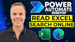 Power Automate Desktop How to Read Excel Do an Online Search and Write the Result Back to Excel [upl. by Esojnauj]