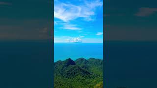 Langkawi sea view from the mountain mountainpeaks mountainbeauty langkawi sea malaysia [upl. by Reni]