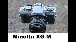 Minolta XGM  Quick look  Battery  Film loading 35mm Film camera [upl. by Cicely]