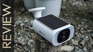 Anran C3 Battery Powered with BuiltIn Solar Panel Security Camera [upl. by Saiasi]