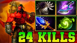 24 Kills Monster Axe Offlane  Axe Dota 2 Offlane Carry 737 Pro Build Guide Gameplay [upl. by Bianca]