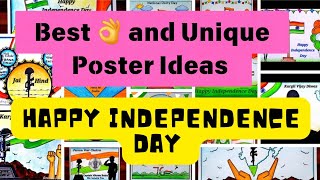 Best Independence Day drawing ideas  Top 20 drawings on Independence Day 2024  Creative Posters [upl. by Cuthbertson]