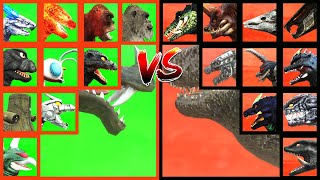 KAIJU TOURNAMENT Anguirus VS Titanus Doug VS Shimo VS King Titan VS Mechagodzilla in ARBS [upl. by Devona429]