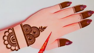 Easy Arabic Mehndi Design Tricks 2024  Back Hand Mehandi Design  Stylish Mehandi Design  Mehndi [upl. by Kattie]