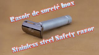 Fabrication dun manche de rasoir en INOX  Making a stainless steel razor handle  MRED [upl. by Manup522]