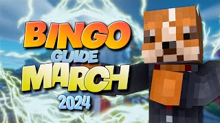 March 2024  Bingo Guide  Hypixel Skyblock [upl. by Syxela]