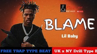 FREE quot Blamequot Afro Trap Lil Baby UK x NY Drill Type Beat Trap Hip Hop Free Instrument2024 [upl. by Nnail]