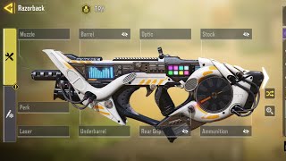 Season 1 Razorback Gunsmith Attachments with No Recoil And Hipfire for COD Mobile [upl. by Laehplar384]