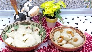 Vareniki  Ukrainian Cuisine Dish  How To Cook Ukrainian Vareniki Tutorial [upl. by Aenad]