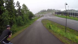 Holmenkollen Downhill Rulleski [upl. by Marna]