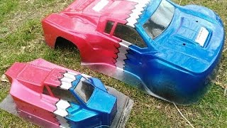 How to Airbrush a RC body with Createx [upl. by Arries]