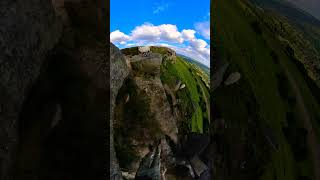 Little Friend ❤️🕊 Bamford Edge Peak District Insta360  Solo Hiking [upl. by Ehsom]