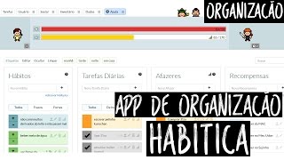 Dica de Organização Aplicativo Habitica [upl. by Yun]