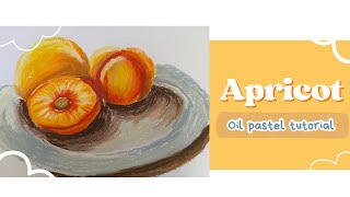 How to paint apricot in oil pastel  easy stepbystep tutorial  with Mungyo [upl. by Anabal]