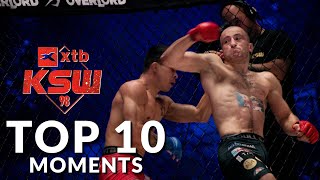 Najlepsze momenty gali XTB KSW 98  TOP 10 Moments [upl. by Adnolor]