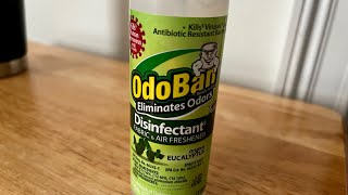 OdoBan Disinfectant Spray Review [upl. by Heaps]