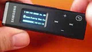 SAMSUNG U3 MP3 Player Review [upl. by Nillok]